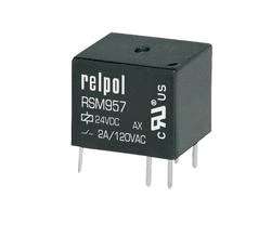Przekaźnik subminiaturowy 1P 2A 12V DC, cewka czuła IP64 RSM957-0111-85-S012 2611739