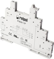 Gniazdo do przekaźnika RM699BV wejście 12V DC szerokość 6,2mm PI6W-1P-12VDC szare CE 858577