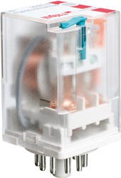 Przekaźnik elektromagnetyczny przemysłowy 3P 110V DC do gniazda wtykowego AgNi AgNi R15-2013-23-1110-WTLD 804614