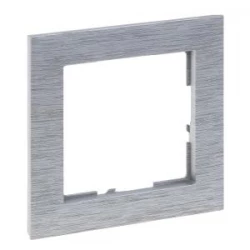 SUNO2 Ramka jednokrotna aluminium szczotkowane 721561