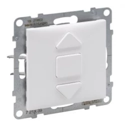 SUNO2 Łącznik roletowy biały 3 pozycyjny 6AX 250V 721139