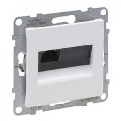 SUNO2 Gniazdo komputerowe pojedyncze RJ45 kat 5e UTP białe 721150