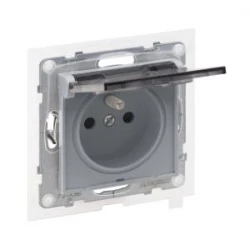SUNO2 Gniazdo pojedyncze 2P+Z IP44 aluminium 16A 250V zaciski automatyczne z przesłoną 721386