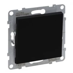 SUNO2 Łącznik schodowy czarny 10AX 250V zaciski automatyczne 721406