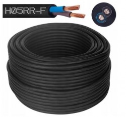 Przewód warsztatowy H05RR-F (OW) 2x2,5 (25m)