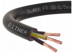 Przewód sterowniczy BiT 500 BLACK FR 3G1,5 300/500V SB1894 klasa Eca