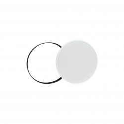 NYMPHEA BLACK & WHITE RINGS 24W NW 230V 115st IP54 FI320x52 BIAŁY/CZARNY OKRĄGŁA CZUJNIK