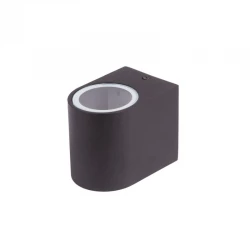 Oprawa elewacyjna OE-8 1xGU10 IP44 CZARNA