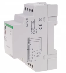 CZF2-B Przekaźnik zaniku i asymetrii faz z kontrolą styków stycznika 10A 1Z 4sek 55V