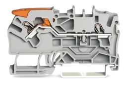 Złączka 2-przewodowa przelotowa 2,5mm2 szara WERSJA DEMONSTRACYJNA 2102-1201 60381380