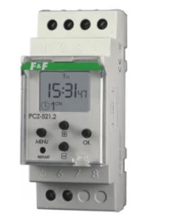 PCZ-521.3 Zegar sterujący 16A tygodniowy jednokanałowy NFC 24-264V AC/DC