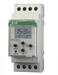 PCZ-522.1 Zegar sterujący 16A tygodniowy dwukanałowy