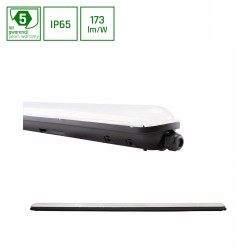 LIMEA GIGANT LED HERMETIC  150CM 75W NW 230V 120 DEG IP65 IK10  BLACK 5 YEARS WARRANTY