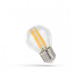 LED BALL E-27 230V 6W COG 1800KCLEAR SPECTRUM