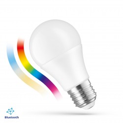 LED GLS A60 E-27 8,5W 230V RGBW+CCT+DIM BTM SPECTRUM SMART EASY SMART WOJ+14628
