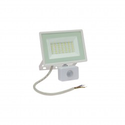 NOCTIS LUX 3 FLOODLIGHT 30W CW 230V IP44 150X190X53MM WHITE WITH PIR SENSOR