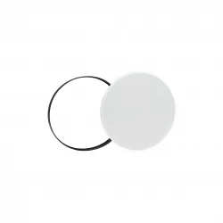 NYMPHEA BLACK & WHITE RINGS 18W WW 230V 115st IP54 IK04 FI250x52 WHITE / BLACK ROUND WITH SENSOR