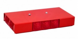 Puszka przeciwpożarowa PIP-2AN P3x3x4 prostokątna, E90, przelotowa, wymiary 103x30x197mm, czerwony 84622626