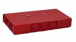 Puszka przeciwpożarowa PIP-2AN R3x3x4 prostokątna, E90, rozgałęźna, wymiary 103x30x197mm, czerwony 84622656
