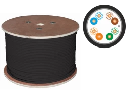 Kabel F/UTP kat.5e PE 4x2x24AWG 500m ZEWNĘTRZNY SUCHY ALANTEC - ALANTEC