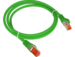 Patch-cord F/UTP kat.6 PVC 1.0m zielony ALANTEC  - ALANTEC
