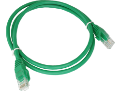 Patch-cord U/UTP kat.6 PVC 1.0m zielony ALANTEC  - ALANTEC