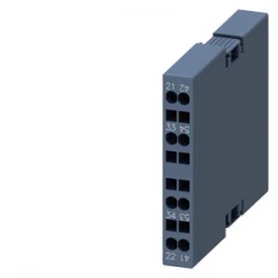 Blok styków pomocniczych S00 1Z+1R montaż boczny do styczników 3RT2.1 przyłącze sprężynowe 3RH2911-2DA11