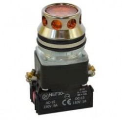 Przycisk NEF30-KLD XY/24V-230V czerwony W0-NEF30-KLD XY C