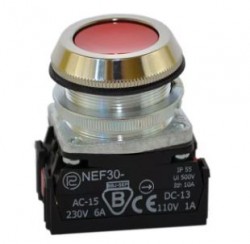 Przycisk sterowniczy 30mm czerwony 1R z samopowrotem W0-NEF30-K Y C