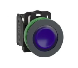 Harmony XB5 Przycisk podświetlany plastik. niebieski fi30 zintegrowana dioda LED 110...120 V AC 1Z + 1R XB5FW36G5