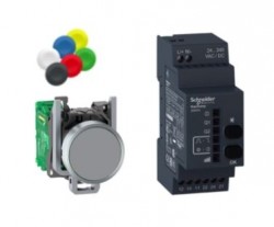 Harmony XB4 Przycisk bezprzewodowy z odbiornikiem 24 240V AC/DC XB4RFA02