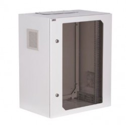 Szafa RACK 19cali 15U 600x600mm IP54 drzwi przeszklone SWK19-15U-60-DS-W 19-6014SWK19-15U-60-DS-W