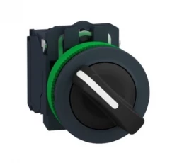 Harmony XB5 Przełącznik płaski plastik. czarny fi30 2 pozycyjny stabilny 1Z + 1R XB5FD25