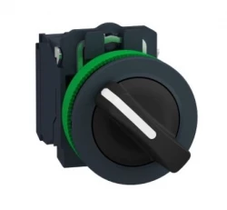 Harmony XB5 Przełącznik płaski plastik. czarny fi30 2 pozycyjny stabilny 1Z XB5FD21