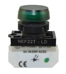 Lampka NEF22 zielona W0-LD-NEF22TLD Z