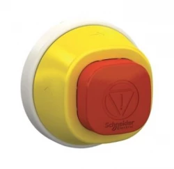 Harmony XB5 Główka przycisku awaryjnego zatrzymania Estop podświetlenie 230V ZB5AS84W2M