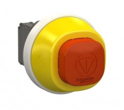Harmony XB5 Kompletny przycisk awaryjnego zatrzymania E.Stop podświetlony Ttr 24V W/R 1No XB5AS84W3B41