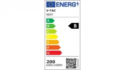 Projektor LED 200W 37000lm 6500K Dioda SAMSUNG 185LM/W IP65 Czarny 9897