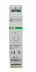 Zasilacz impulsowy 100-264VAC/DC/24VDC 12W 0,5A ZI-21