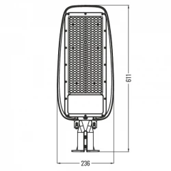 LAMPA ULICZNA PREMIUM 200W 6500K 130lm/W IP65 EC20410