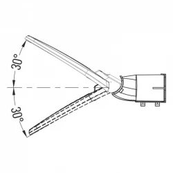 LAMPA ULICZNA PREMIUM 30W 6500K 130lm/W IP65 EC20402