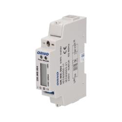 Wskaźnik zużycia energii elektrycznej 1-fazowy 80A 230V port RS-485 z wyświetlaczem LCD OR-WE-504