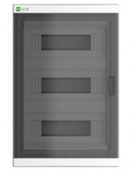 Rozdzielnica modułowa natynkowa ELEGANT 3x12 drzwi przezroczyste 2445-01 2445-01