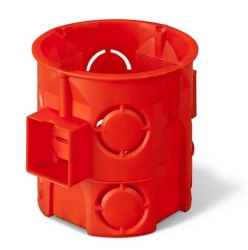 Puszka podtynkowa 60mm głęboka łączeniowa czerwona PK-60 0285-00 (op.60szt)
