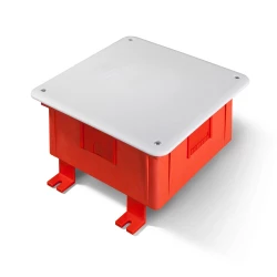 Install-Box Puszka podtynkowa instalacyjna 208x208x84mm IP40 czerwona 0266-00