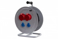 Rozgałęźnik na bębnie metalowym MAKARA-370 2x32A 5p, 2x230V  IP44