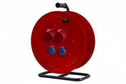 Rozgałęźnik na bębnie metalowym MAKARA-460 2x32A 5p, 2x230V  IP44