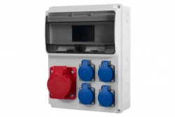 Rozdzielnica ULISSE 11M - gniazda 32A 5p, 4x230V  /11 modułów/