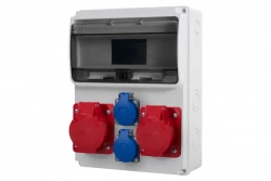 Rozdzielnica ULISSE 11M - gniazda 2x16A 5p, 2x230V  /11 modułów/