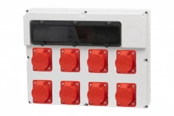 Rozdzielnica FEMO 18M - gniazda 8x32A 5p /18 modułów/ IP44